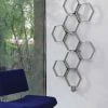 Honeycomb designradiator i rostfritt